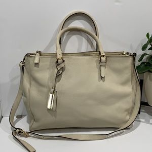 Vittoria Napoli white leather purse